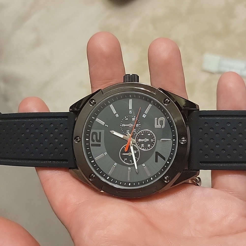 Mens large face watch